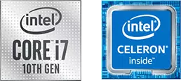 intel CORE i7 10th Gen,intel CELERON inside