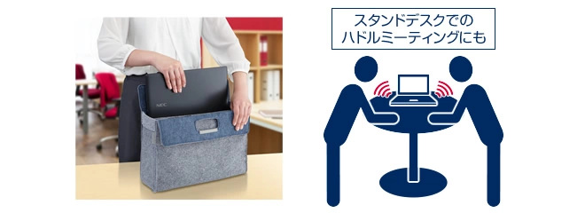 スリムベゼル使用イメージ