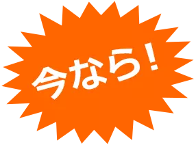 今なら！