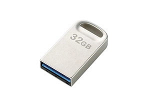 エレコム USBメモリ 32GB  超小型USB3.0 シルバー