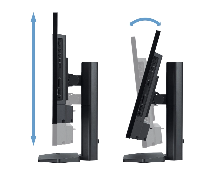 見やすく疲れにくい設計画面を自由に調節