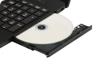 データバックアップや映像視聴などに便利なDVDスーパーマルチドライブ