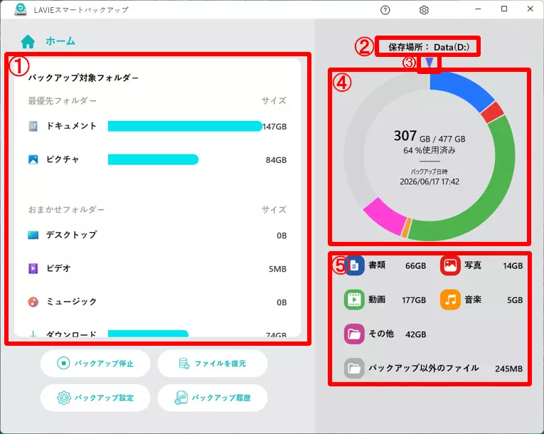 ホーム画面