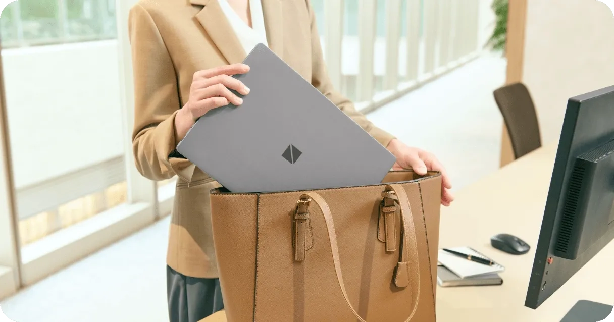 移動中もストレスフリーな、洗練された軽さ