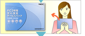 ご注文後、サービスパックがお客様のお手元に届きます。