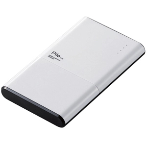 エレコム　モバイルバッテリー　５０００ｍＡｈ　２．４Ａ　ホワイト