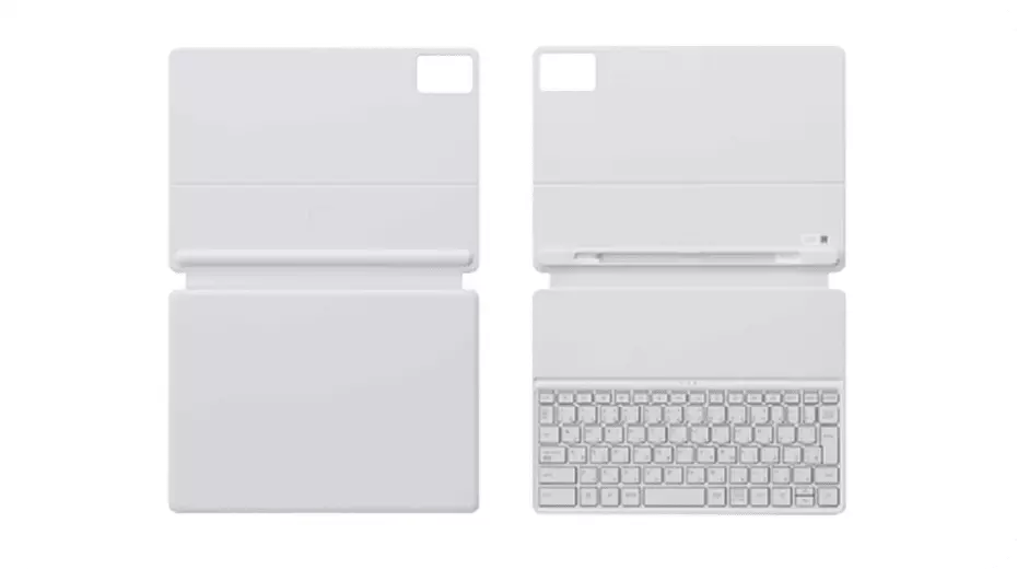 スタンドカバー付きキーボードの写真